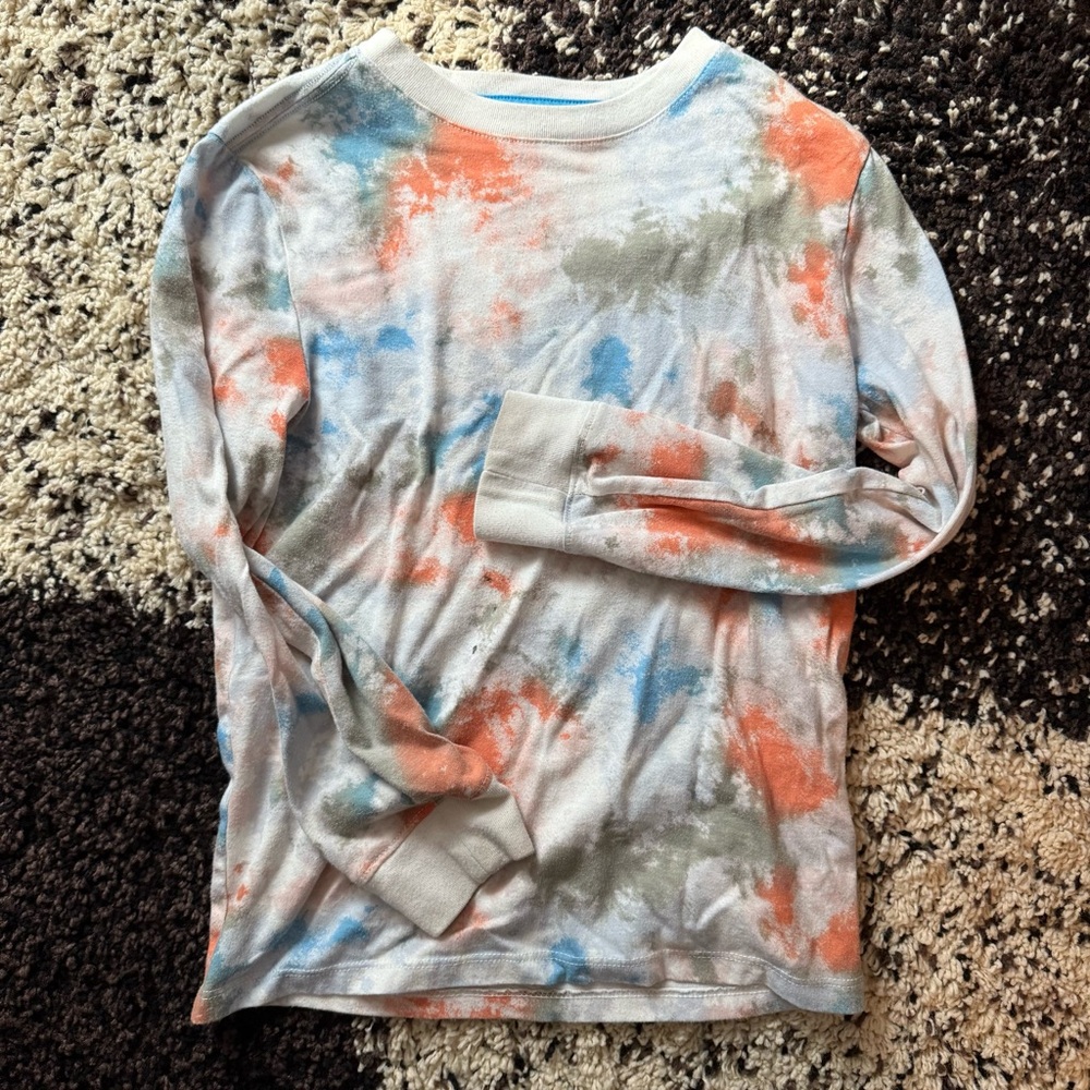 Cat & Jack Blue and White Shirt